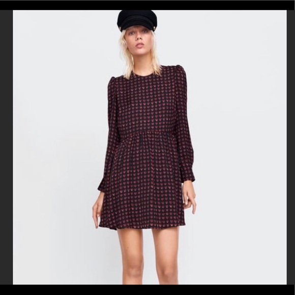 Zara Pants - Zara Heart Print Jumpsuit Dress Size Large